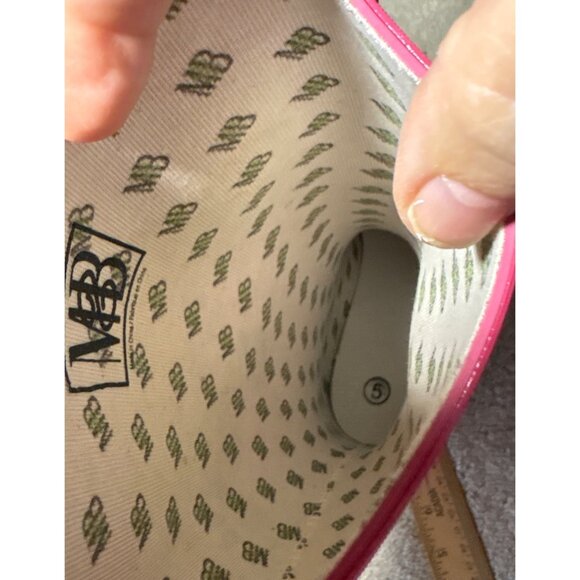 Girls Rubber Boot Waterproof Pink Gloss M&B Moneysworth & Best Sz 5 Tall - Picture 11 of 14